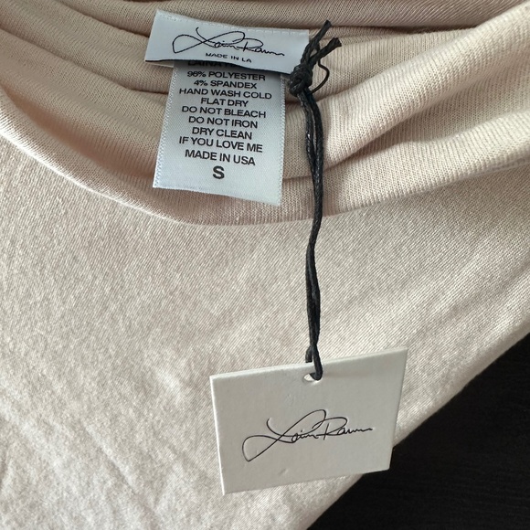 Laina Rauma Asymmetrical Crop Latte NWT - Picture 5 of 6